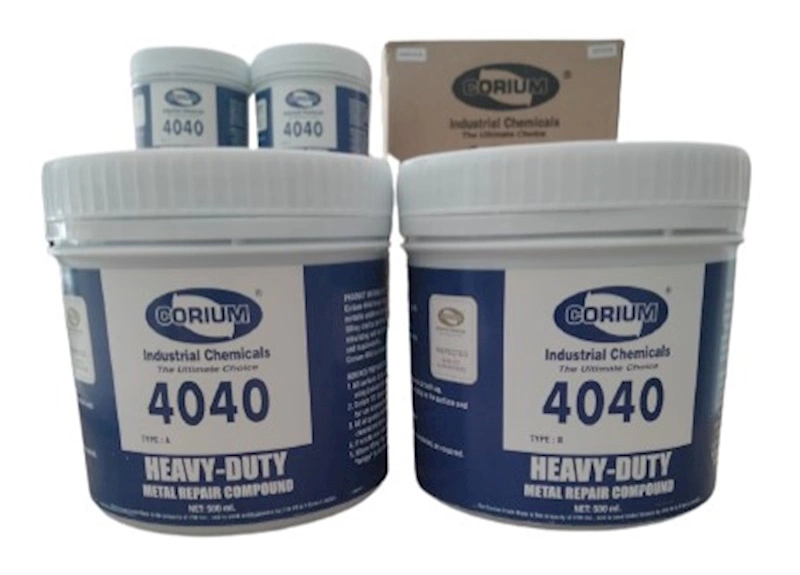 Corium 4040 Ağır Hizmet Tipi Metal Tamir Macunu (500 ml. Tip A + 500 ml. Tip B)