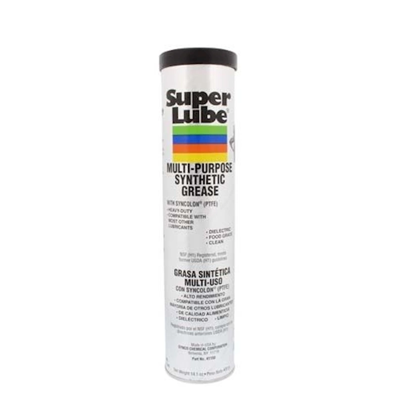 Super Lube 41150 Multi-Purpose Sentetik Gres Dielektrik 400 Gr. Kartuş (PTFE) NLGI 2,1,0,00,000